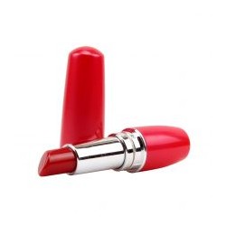 Мини вибромассажер Vagina Lipstick Massage, RED 
