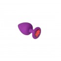  Анальная пробка, Purple Silicone Ruby, S